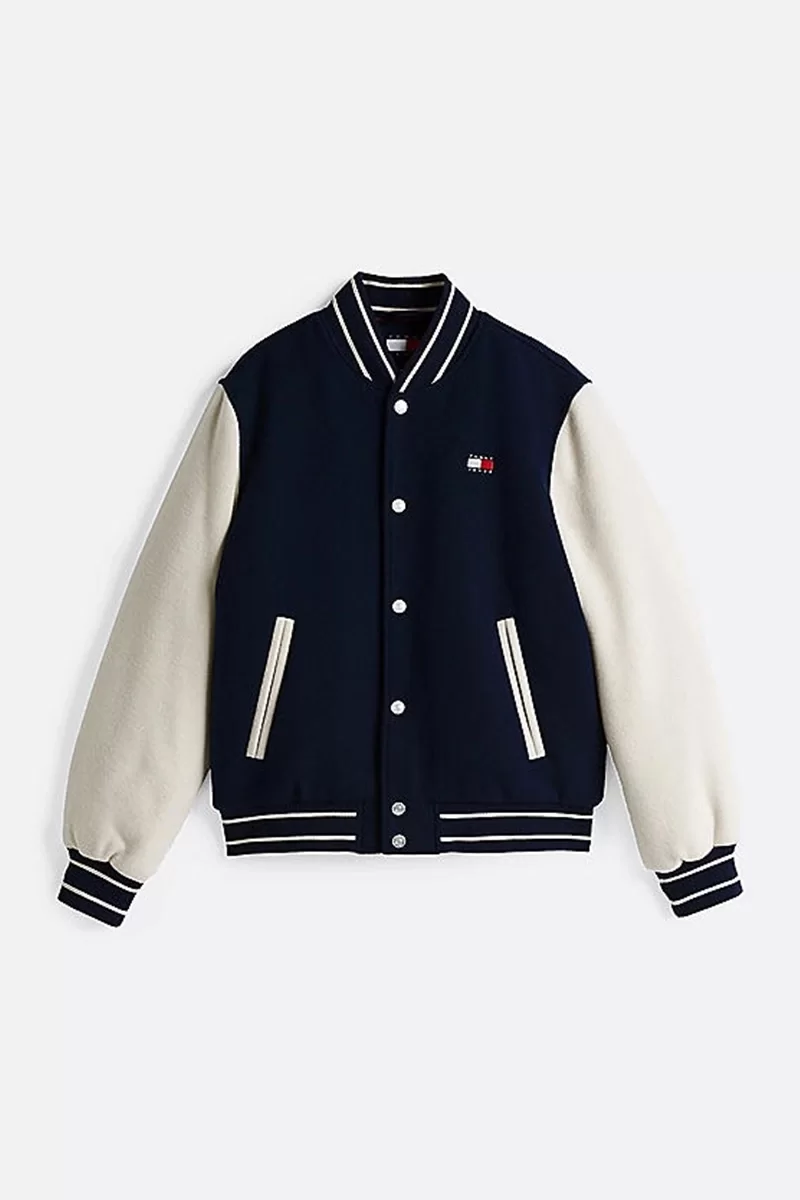 Tommy Hilfiger Erkek Lacivert Rahat Yünlü Ceket