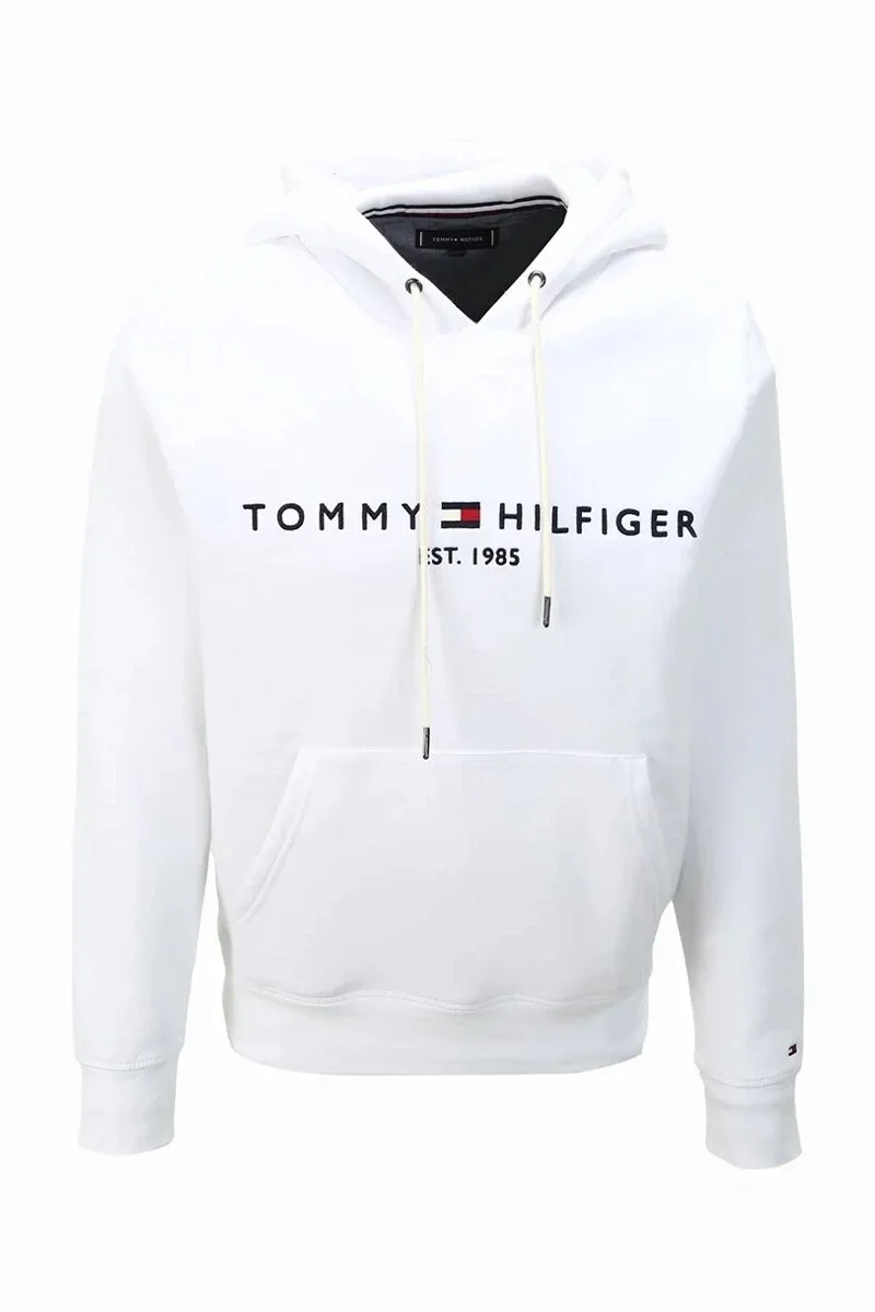 Tommy Hilfiger Erkek Logolu Kapüşonlu Sweatshirt