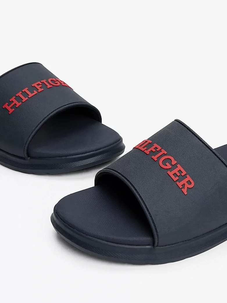 Tommy Hilfiger DUAL DENSITY HILFIGER POOL SLIDE Erkek  Terlik FM0FM05430DW5