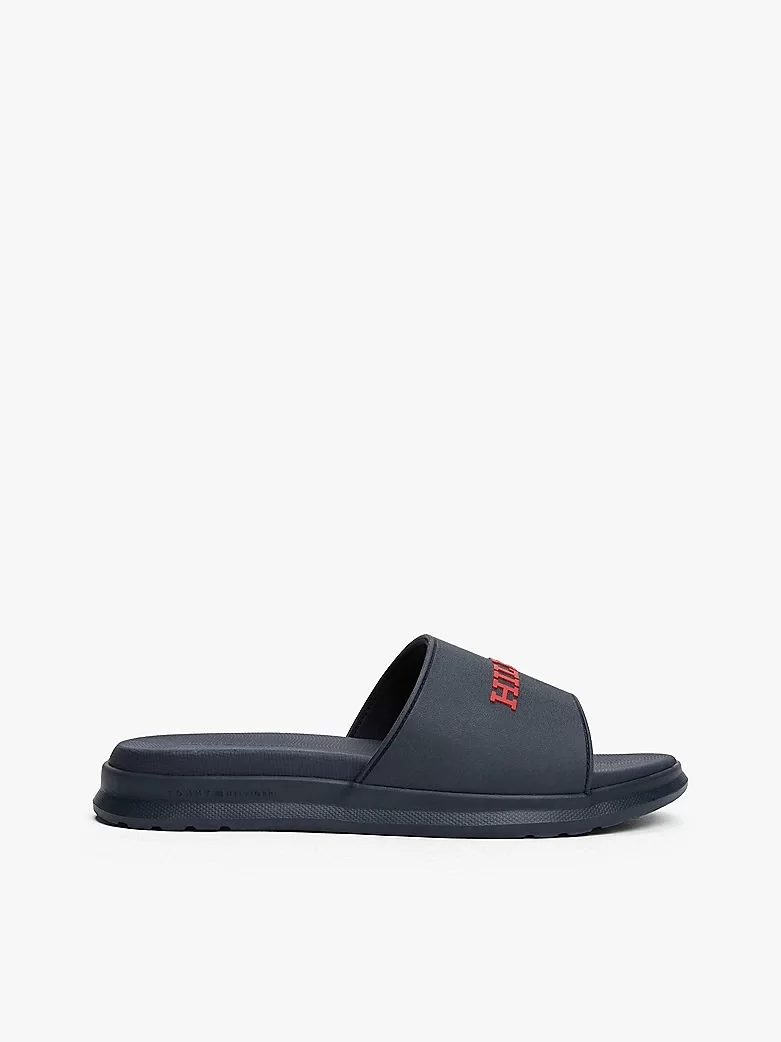 Tommy Hilfiger DUAL DENSITY HILFIGER POOL SLIDE Erkek  Terlik FM0FM05430DW5