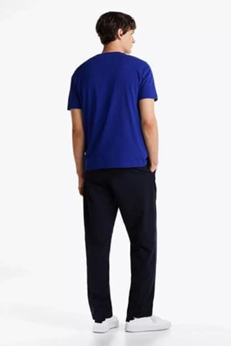 Tommy Hilfiger BIG HILFIGER TEE Erkek mavi T-shirt MW0MW37448D03