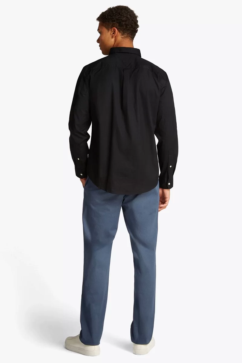 Tommy Hilfiger Erkek Siyah Core Flex Gömlek
