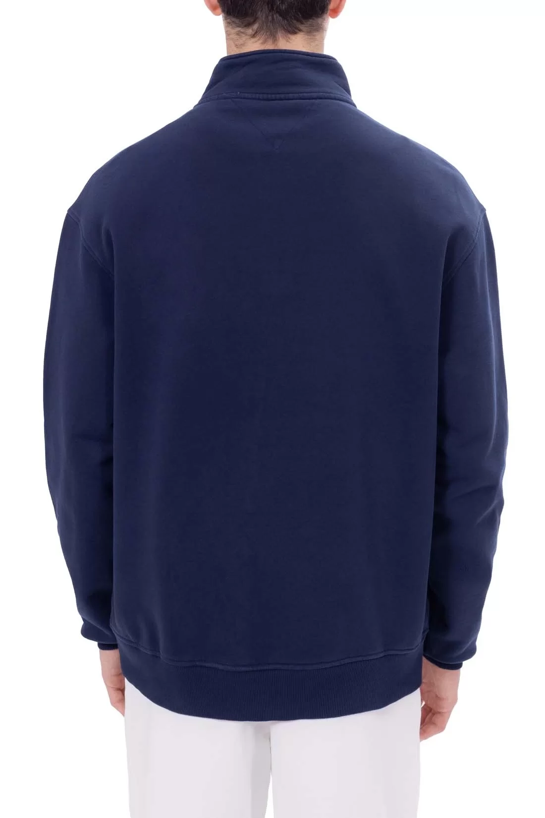 Tommy  Jeans  Erkek Lacivert  Fermuarlı Sweatshirt