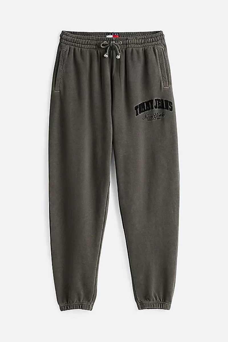 Tommy Jeans Erkek Siyah Rahat Jogger Eşofman Altı