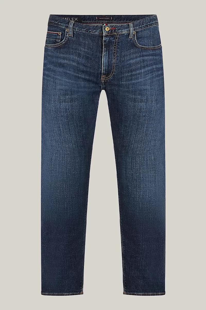 Tommy Hilfiger SLIM BLEECKER PSTR TINO IND Erkek Denim Jeans MW0MW366771A9
