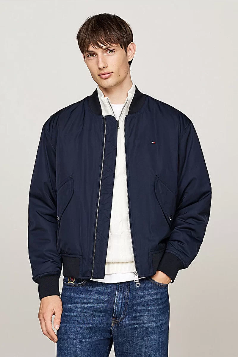 Tommy Hilfiger AUTHENTIC BOMBER Erkek Lacivert Ceket MW0MW36592DW5