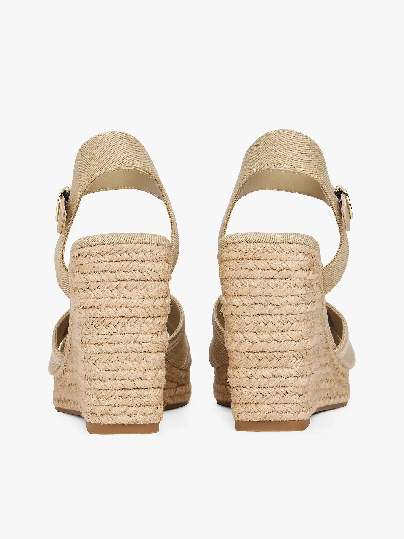 Tommy Hilfiger TOMMY HILFIGER ESPAD HIGH WEDGE Kadın  Sandalet FW0FW08668ACC