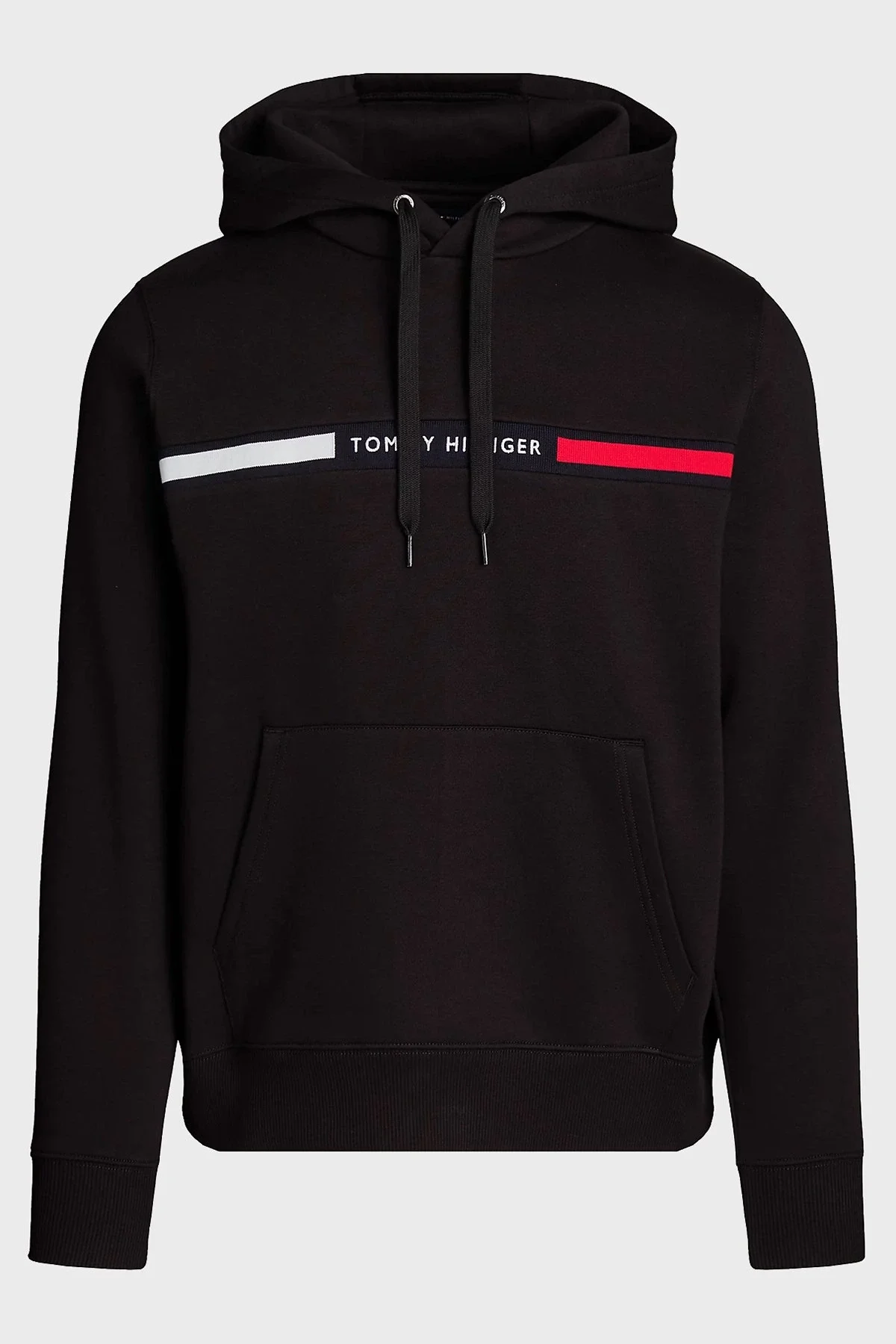 Tommy Hilfiger Göğsü Hilfiger Eklemeli Erkek Kazak MW0MW37361BDS