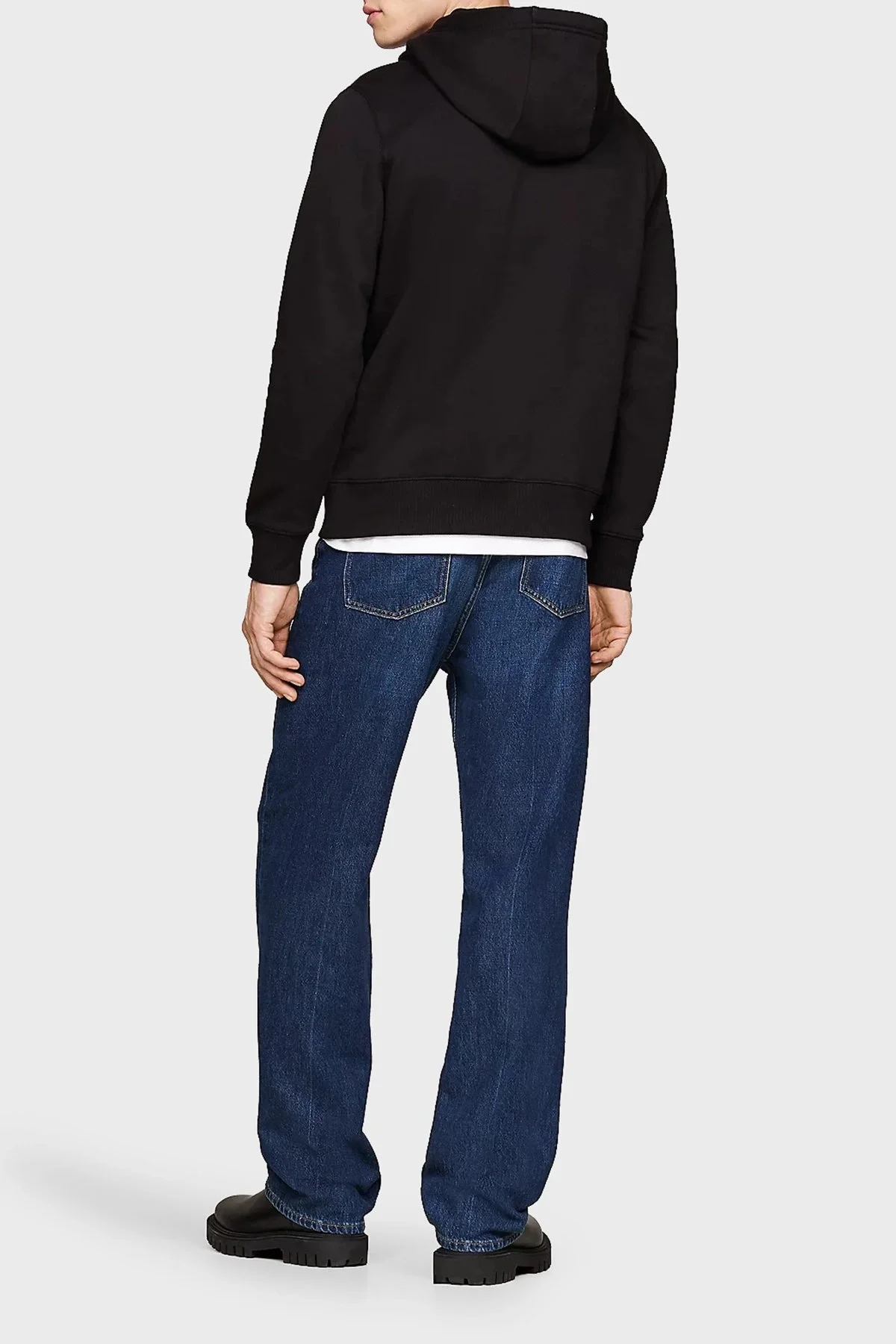 Tommy Hilfiger Göğsü Hilfiger Eklemeli Erkek Kazak MW0MW37361BDS