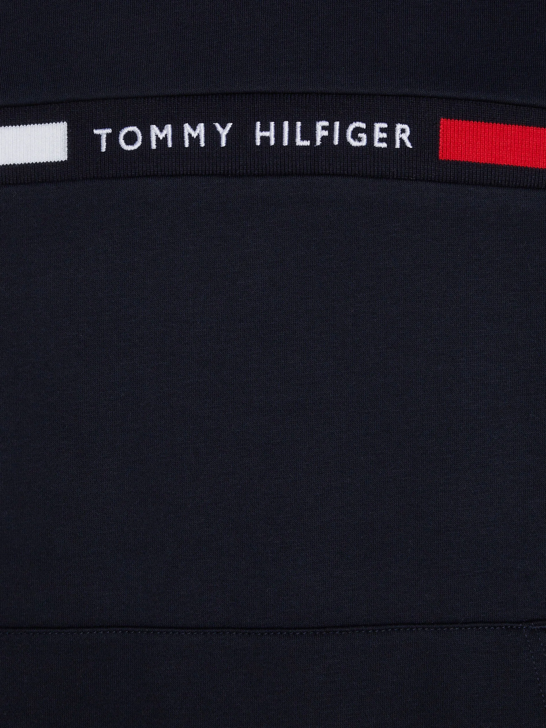 Tommy Hilfiger Göğsü Hilfiger Eklemeli Erkek Kazak MW0MW37361DW5