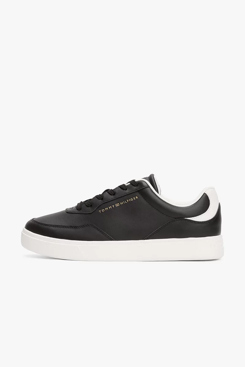 Tommy Hilfiger Günlük Düz Tabanlı Kadın  Siyah Sneaker FW0FW08689BDS