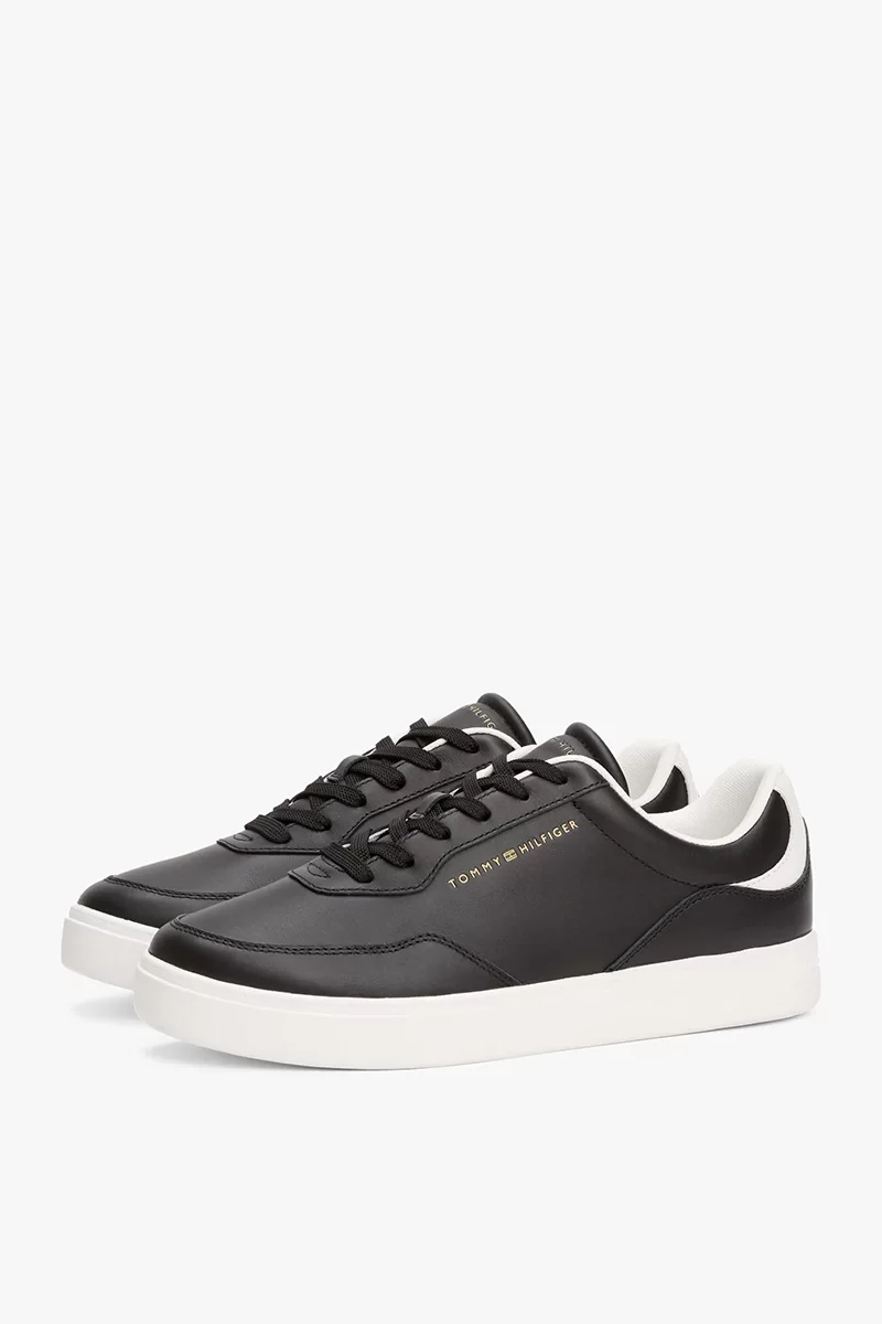 Tommy Hilfiger Günlük Düz Tabanlı Kadın  Siyah Sneaker FW0FW08689BDS