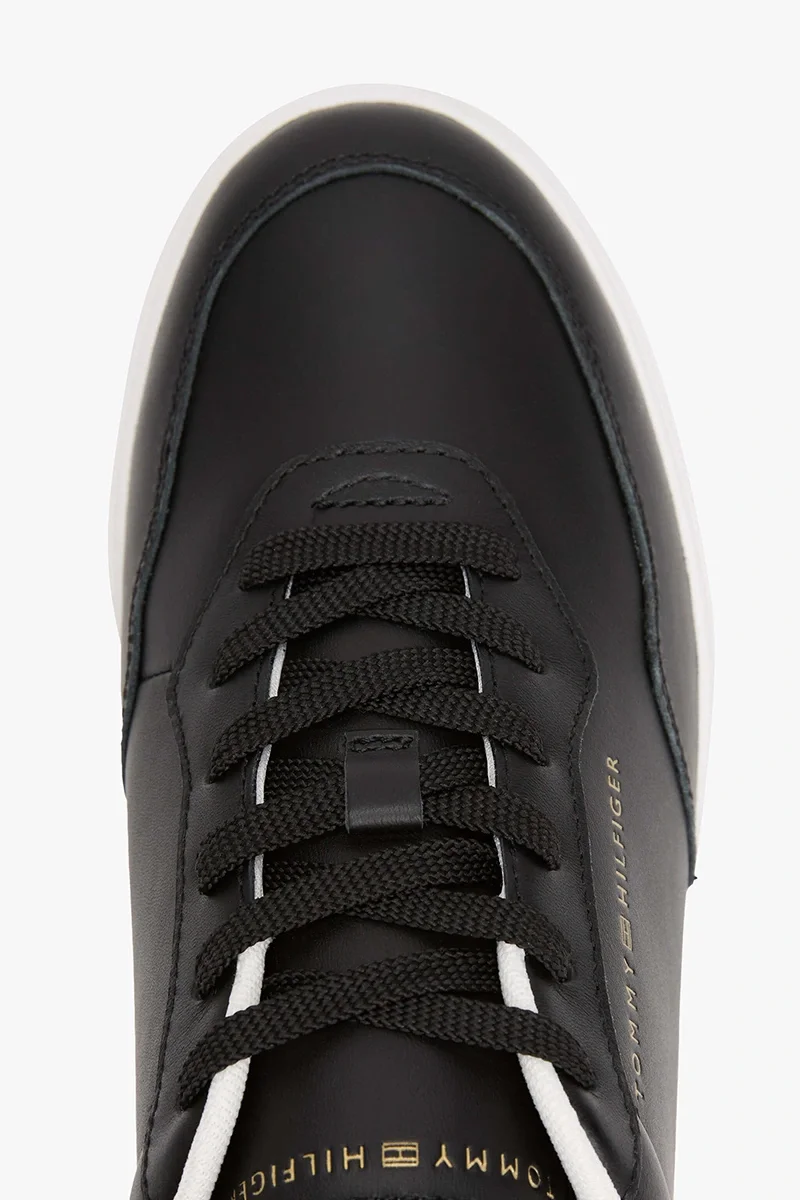 Tommy Hilfiger Günlük Düz Tabanlı Kadın  Siyah Sneaker FW0FW08689BDS
