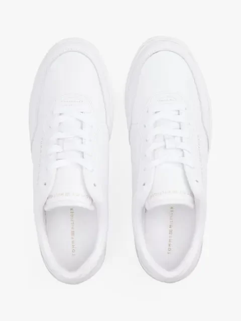 Tommy Hilfiger Günlük Düz Tabanlı Kadın  Beyaz Sneaker FW0FW08689YBS