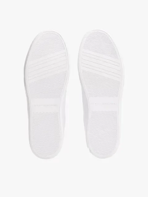 Tommy Hilfiger Günlük Düz Tabanlı Kadın  Beyaz Sneaker FW0FW08689YBS