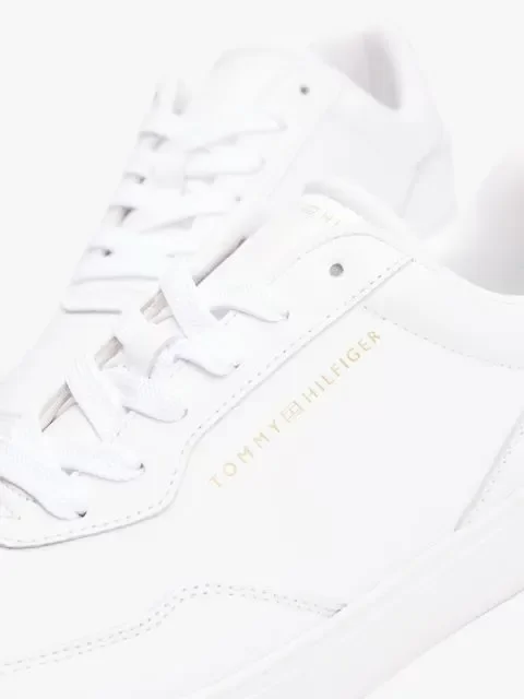 Tommy Hilfiger Günlük Düz Tabanlı Kadın  Beyaz Sneaker FW0FW08689YBS
