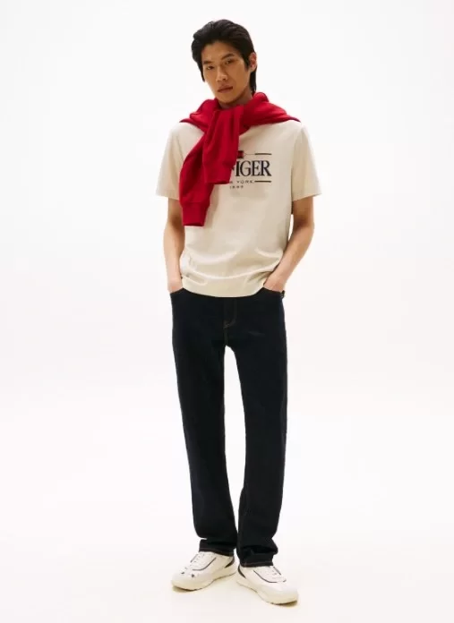 Tommy Hilfiger Icon Hilfiger Erkek T-shirt MW0MW39585ACG