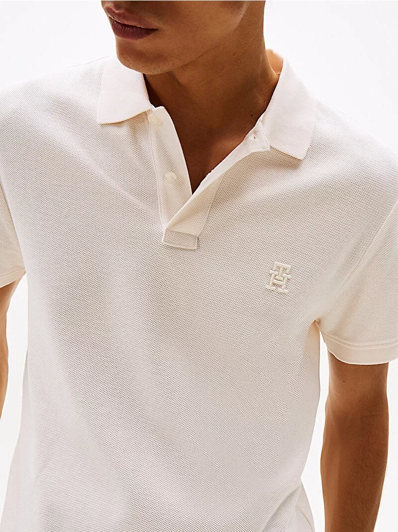 Tommy Hilfiger IMD REG POLO Erkek Sarı T-shirt MW0MW33167Z00