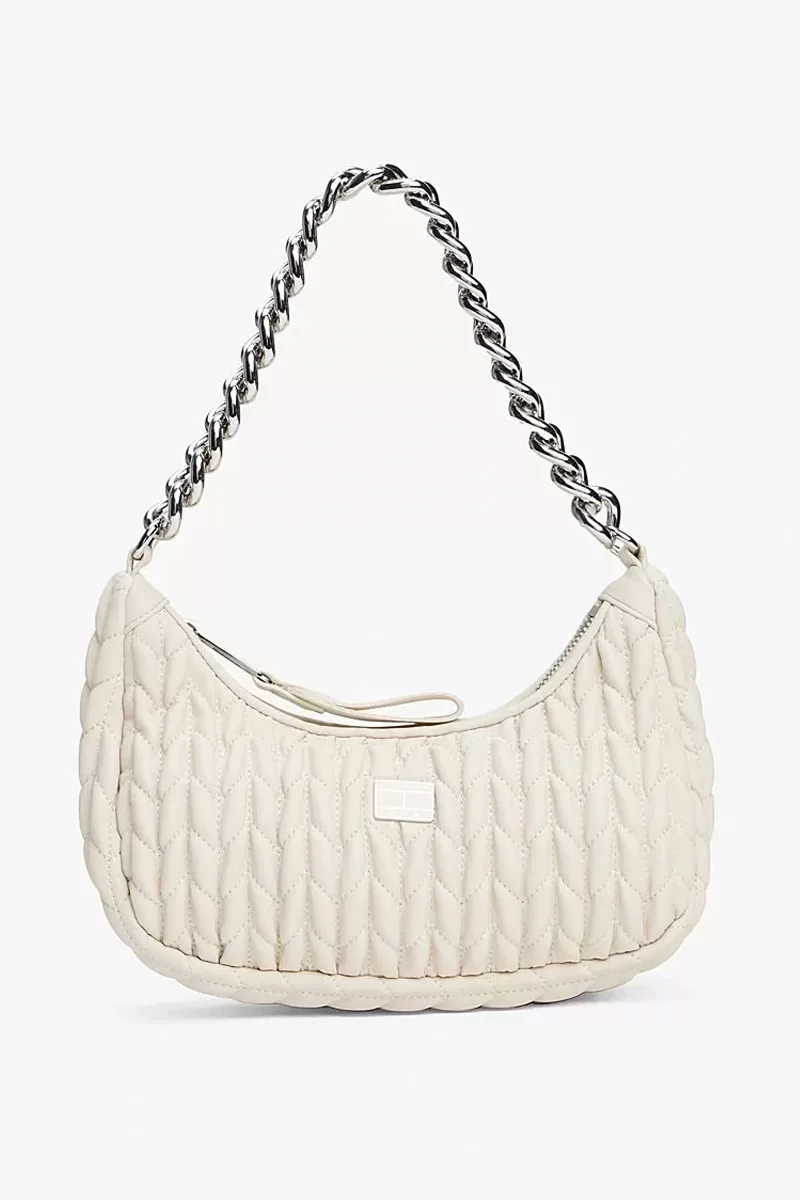 Tommy Hilfiger TJW ICONIC SHOULDER QUILTED Kadın  Omuz Çantası AW0AW17302ACG