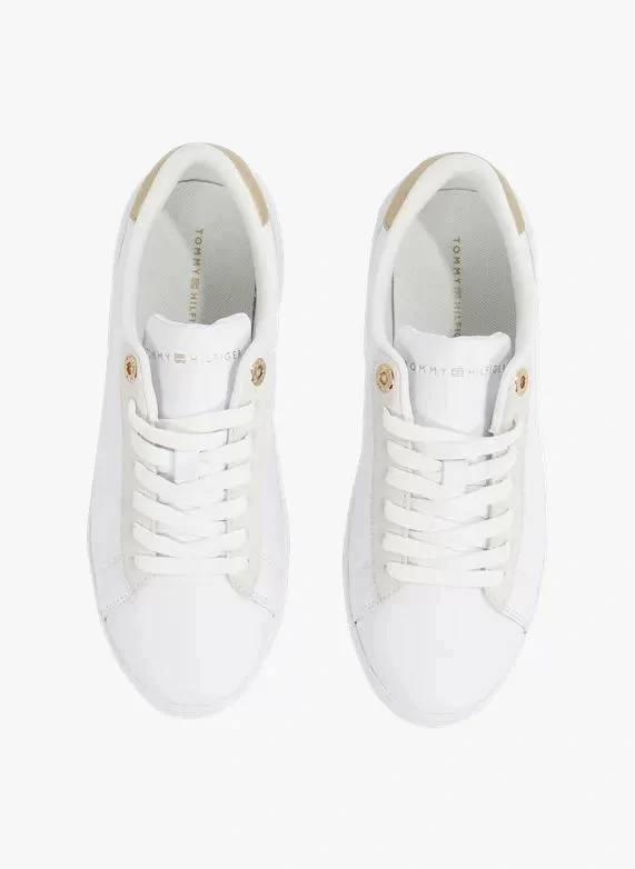 Tommy Hilfiger CHIC COURT SNEAKER Kadın beyaz Sneaker FW0FW08382YBS