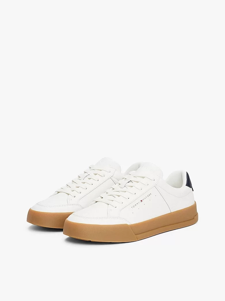 Tommy Hilfiger TH COURT MIX LTH Erkek  Sneaker FM0FM05489YBL