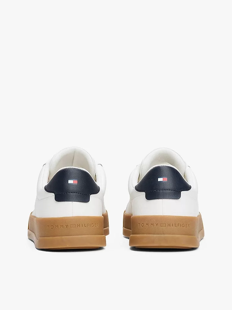 Tommy Hilfiger TH COURT MIX LTH Erkek  Sneaker FM0FM05489YBL