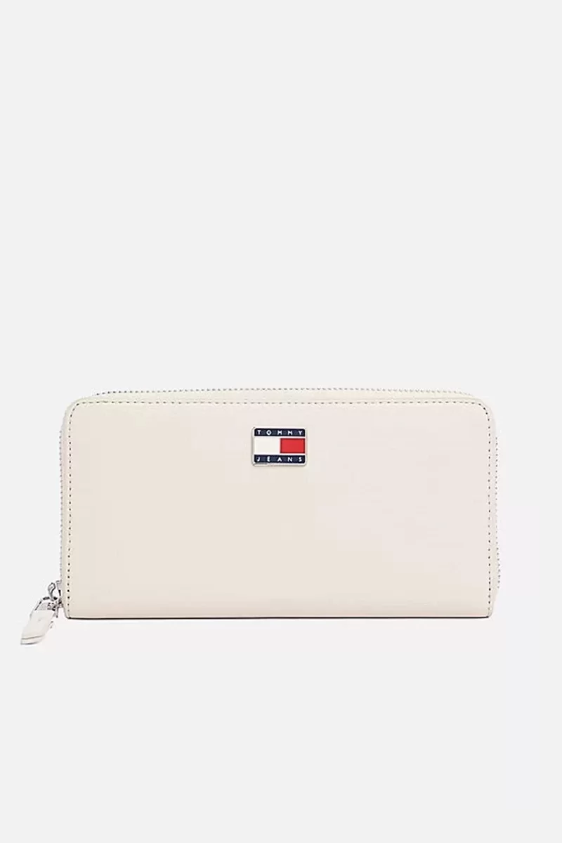 Tommy Hilfiger TJW PILLOW LARGE ZA Kadın beyaz Cüzdan AW0AW16980ACG