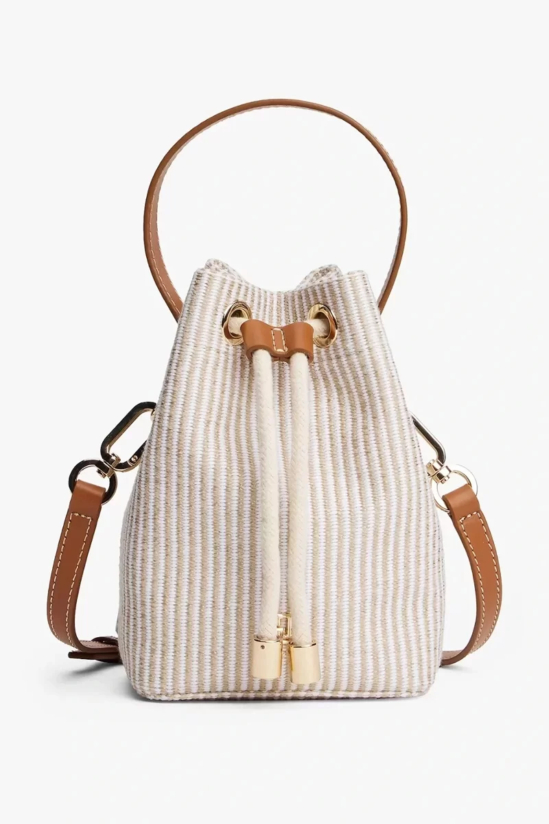 Tommy Hilfiger TH PREMIUM BEACH LE BUCKET Kadın  Omuz Çantası AW0AW172150F4