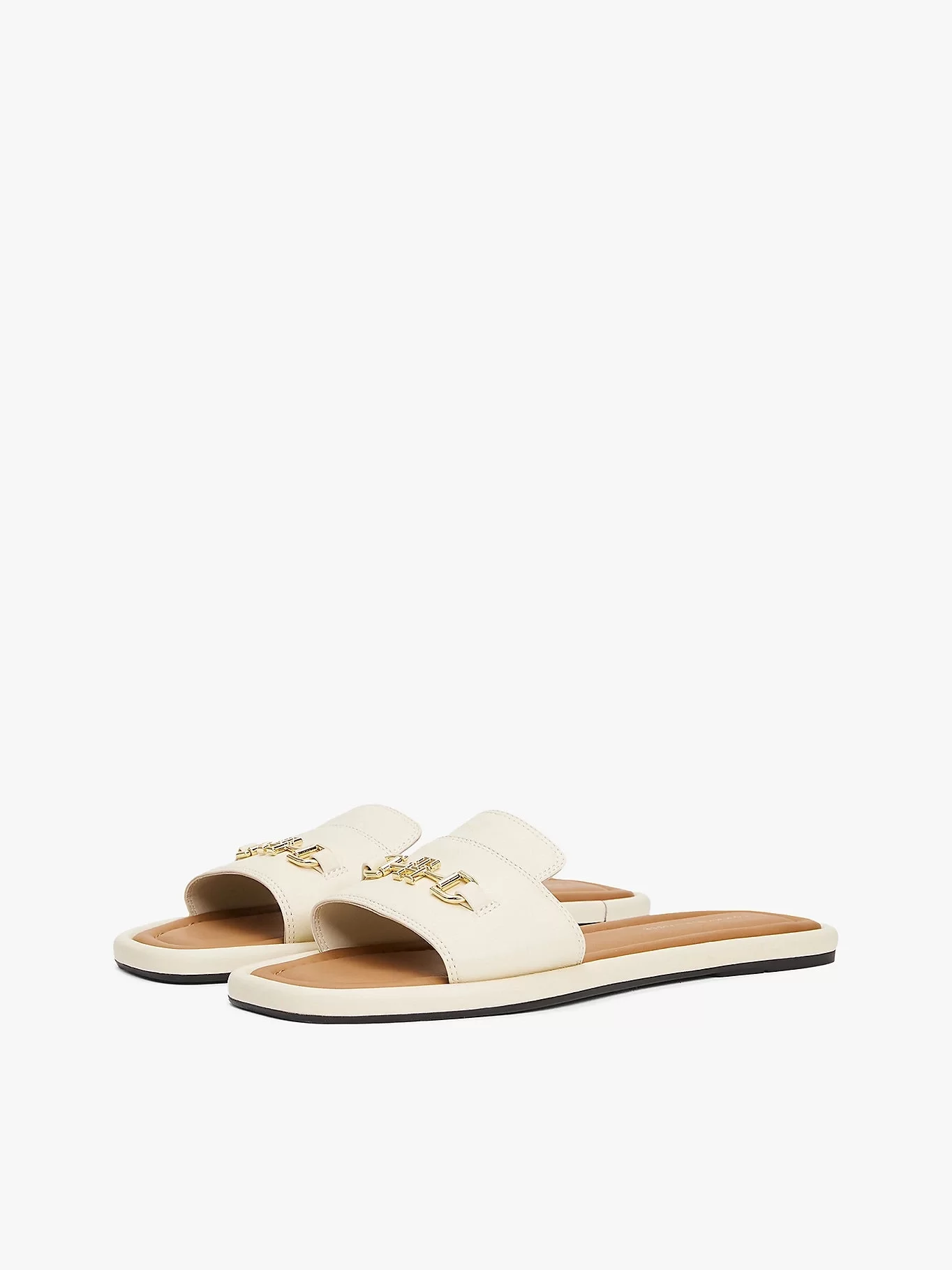 Tommy Hilfiger LEATHER HORSEBIT MULE Kadın  Terlik FW0FW08420ACJ