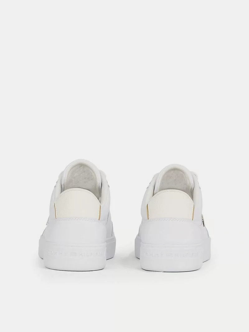 Tommy Hilfiger ESSENTIAL CHIC COURT SNEAKER Kadın beyaz Sneaker FW0FW08322YBS