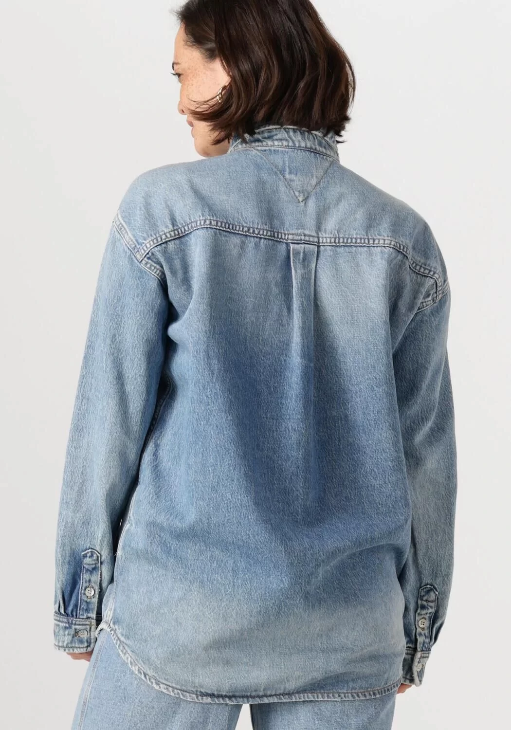 Tommy Hilfiger Kadın Mavi Gömlek