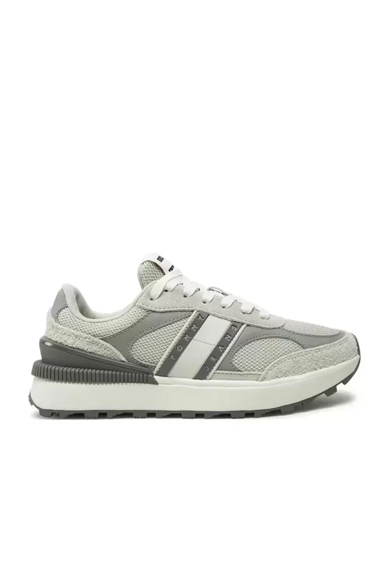 Tommy Hilfiger TJW TECH RUNNER Kadın gri Sneaker EN0EN02705P06