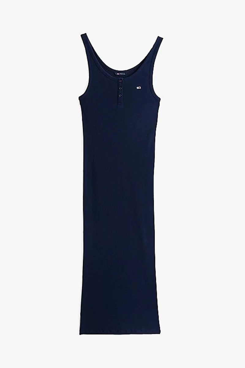 Tommy Jeans TJW BUTTON TANK DRESS Kadın  Elbise DW0DW19477C1G