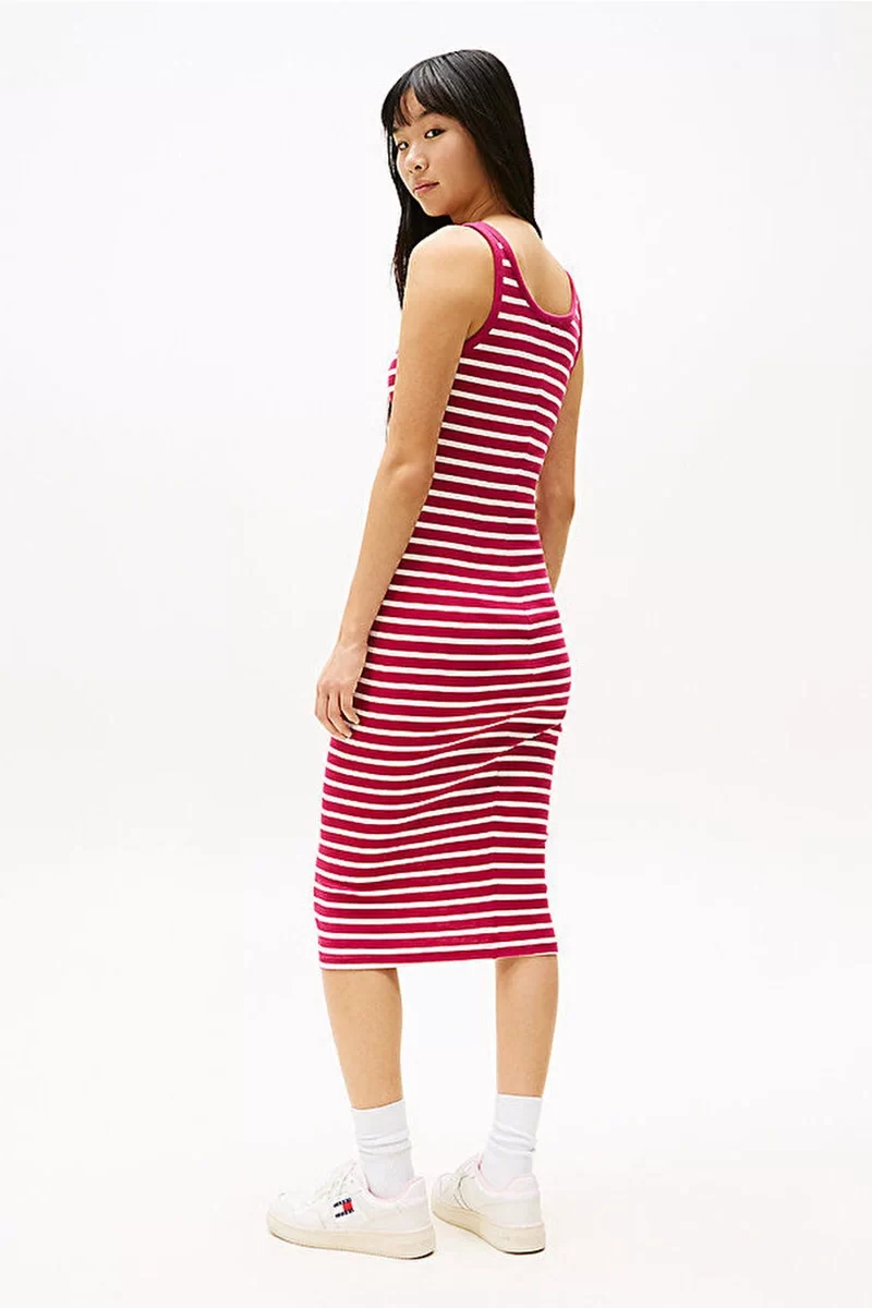 Tommy Jeans TJW BUTTON TANK DRESS Kadın  Elbise DW0DW19477XIP
