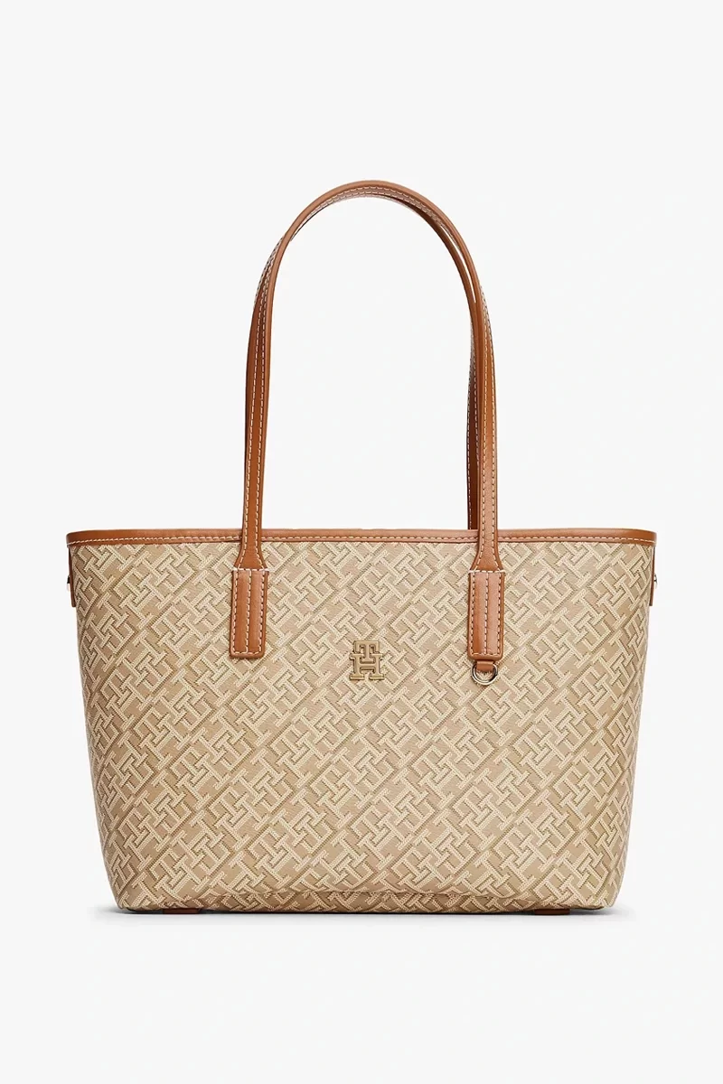 Tommy Hilfiger TH MONOPLAY LEATHER MINI TOTE Kadın  Omuz Çantası AW0AW17415RBT