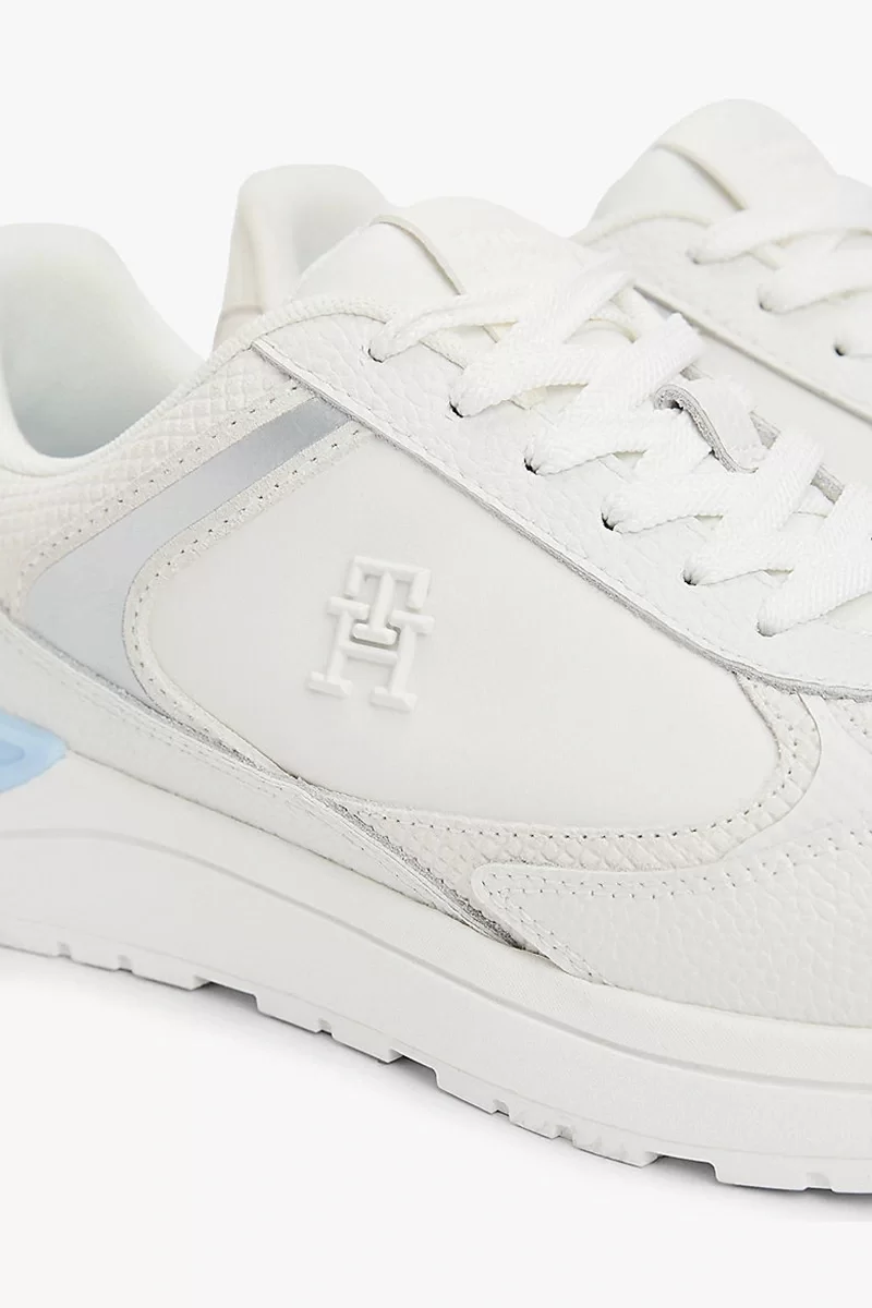 Tommy Hilfiger CASUAL FASHION RUNNER LTHR MIX Kadın  Sneaker FW0FW084720LH