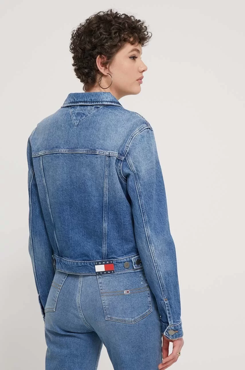 Tommy Hilfiger IZZIE SLM JACKET BH6130 Kadın Denim Ceket DW0DW176531A5