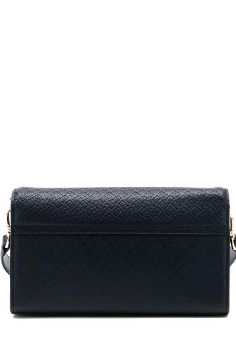 Tommy Hilfiger TH ETERNITY SHOULDER BAG MONO Kadın lacivert Omuz Çantası AW0AW16933DW6