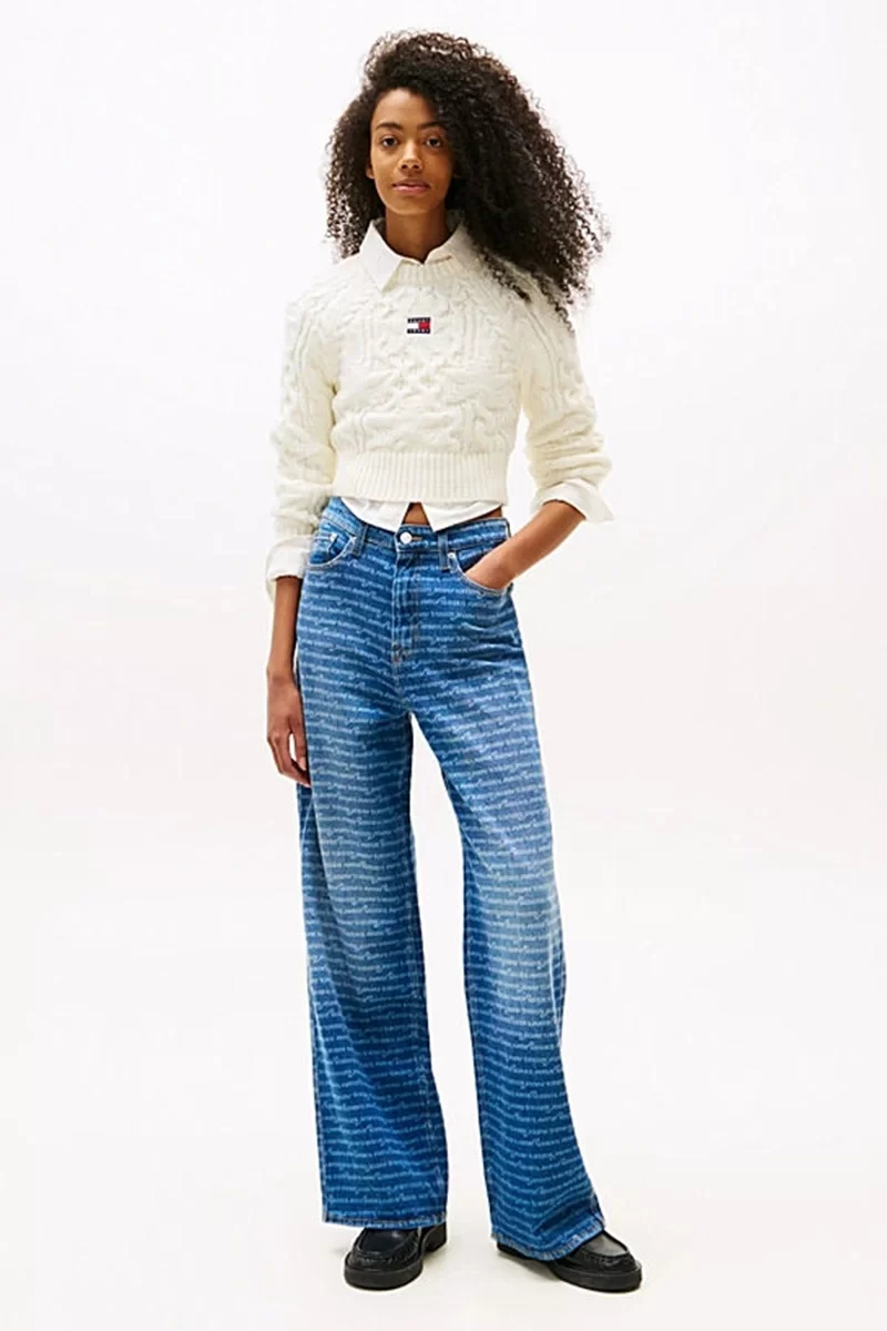 Tommy Hilfiger Kadın  Mavi Claire Jean Pantolon