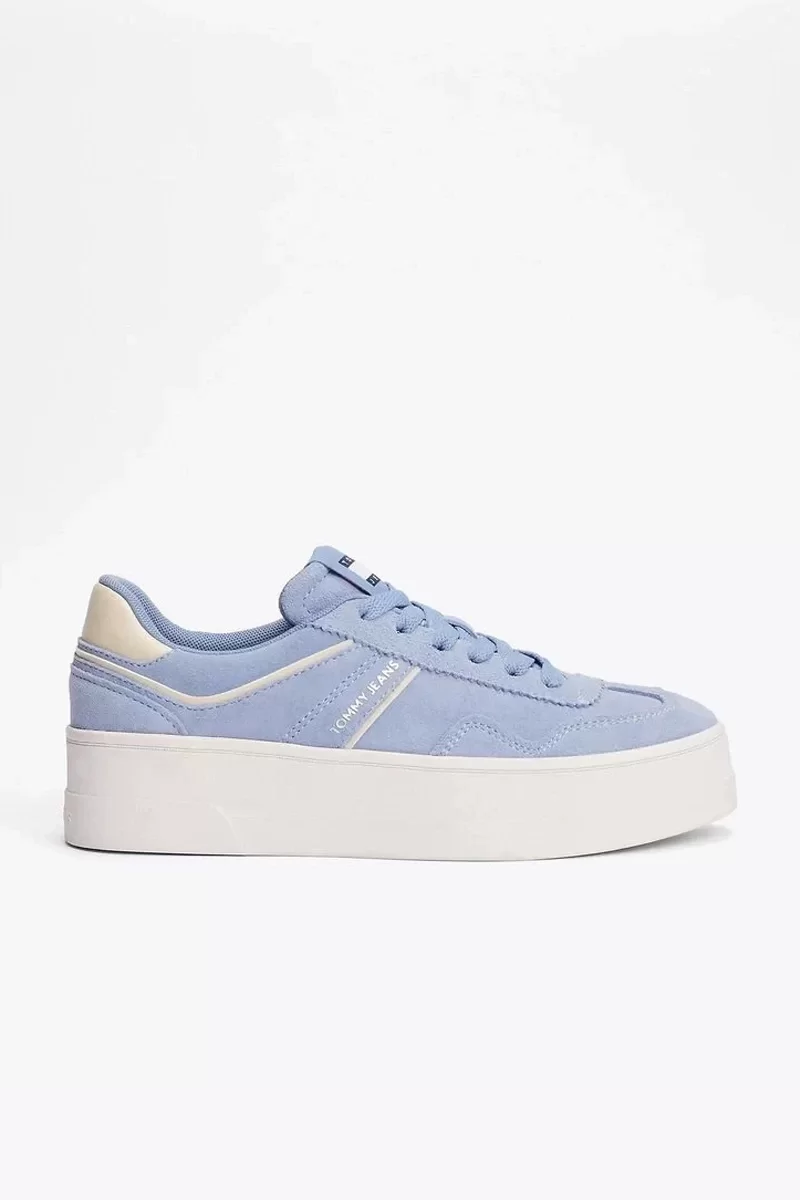 Tommy Hilfiger THE GREENWICH FLATFORM ELEVATED Kadın mavi Sneaker EN0EN02676C33