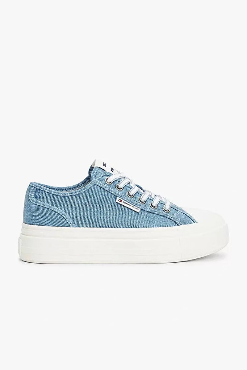 Tommy Hilfiger TJW FOXING FLATFORM LC Kadın  Sneaker EN0EN027361CR
