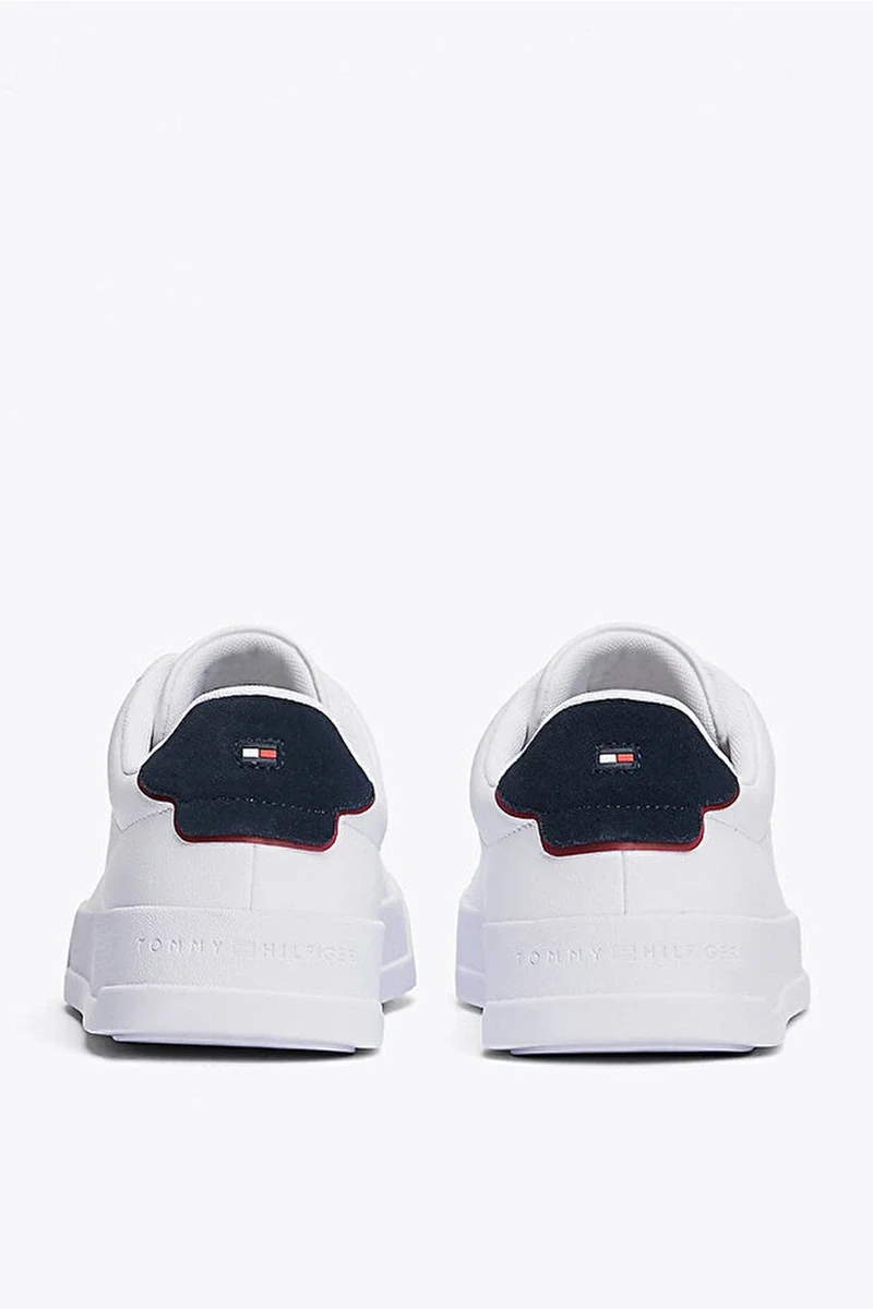 Tommy Hilfiger Kadın Moda Kort Tarzı Beyaz Sneaker FW0FW08631YBS