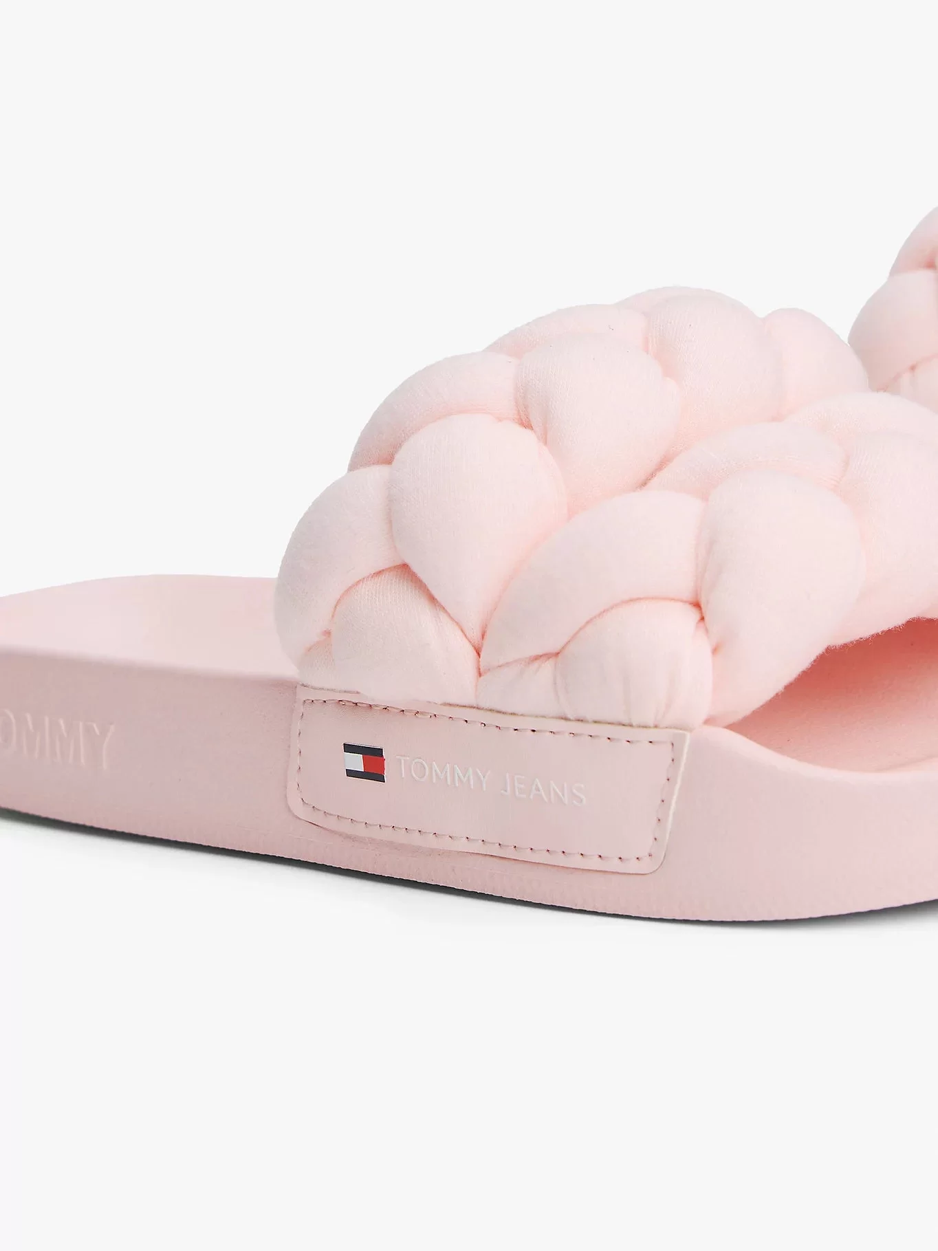 Tommy Hilfiger Kadın  Pembe Örgülü  Terlik