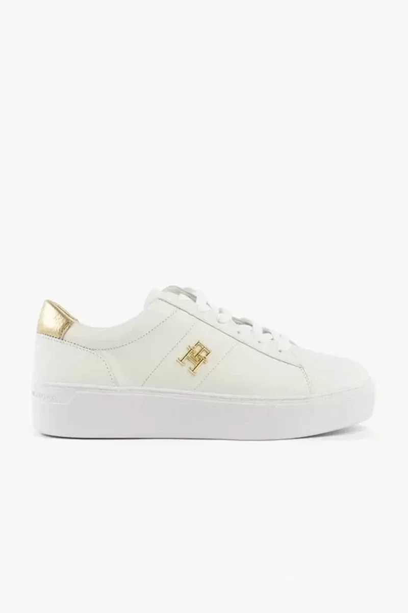 Tommy Hilfiger Kadın Platform Metallic Sneaker