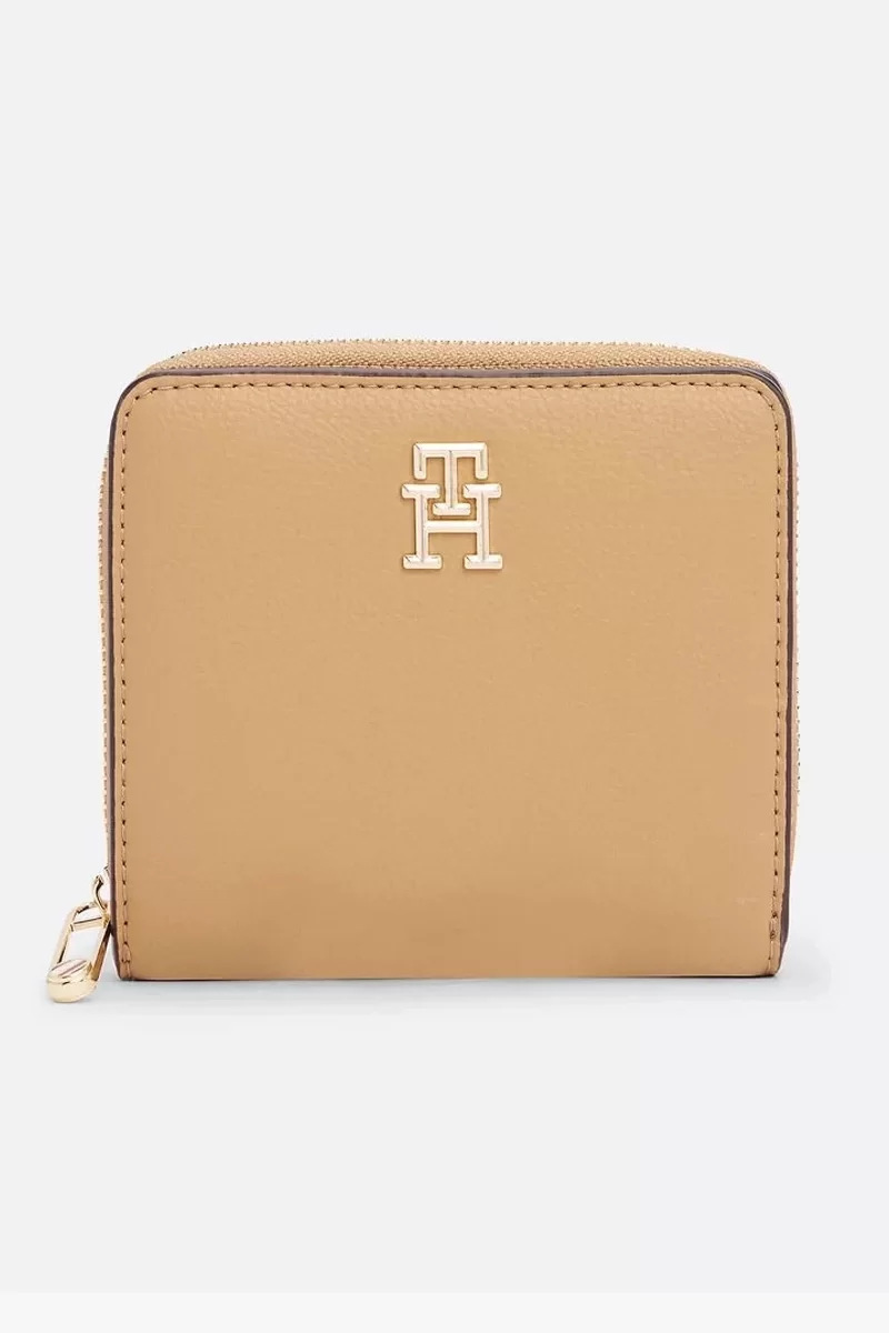 Tommy Hilfiger TH SOFT LOGOTAPE MED ZA Kadın kahverengi Cüzdan AW0AW16917RBC