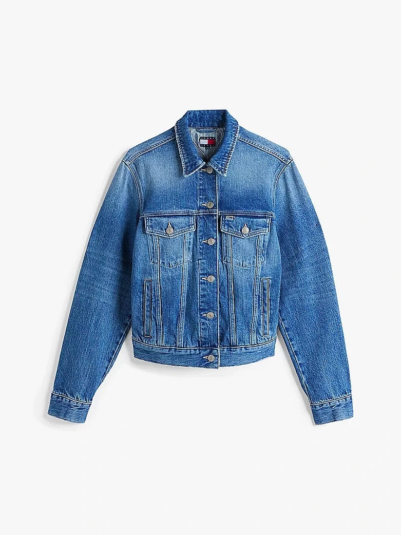 Tommy Jeans CLS TRUCKER JK RWB EXT BI5135 Kadın  Ceket DW0DW205701A5