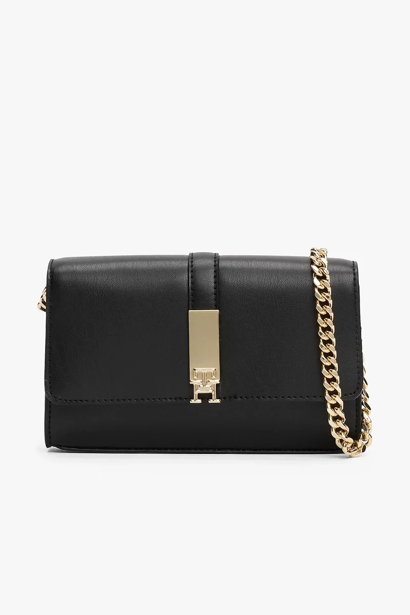 Tommy Hilfiger TH HERITAGE MINI CROSSOVER CHAIN Kadın  Çapraz Çanta AW0AW17222BDS