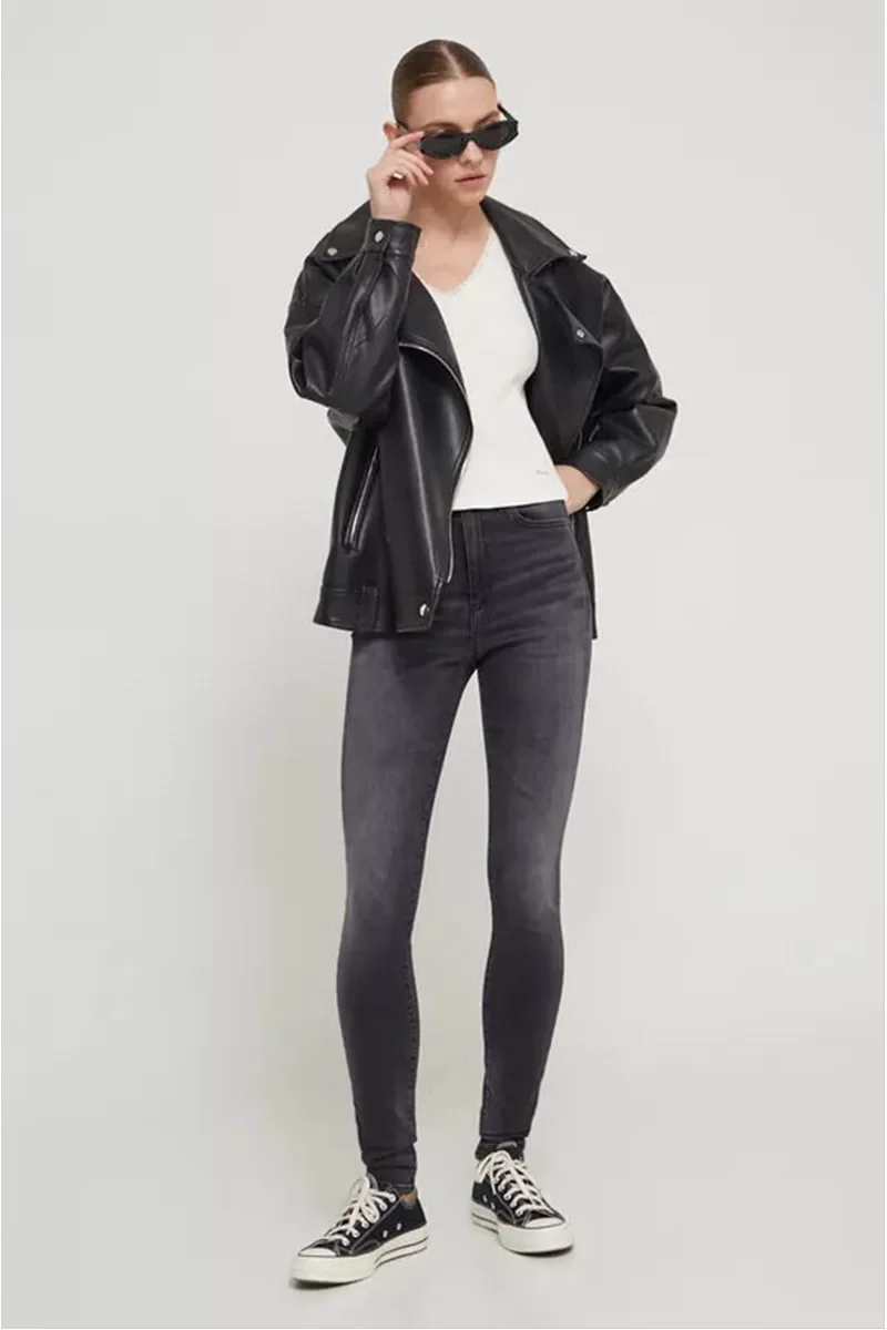 Tommy Hilfiger Kadın Siyah Skinny Pantolon