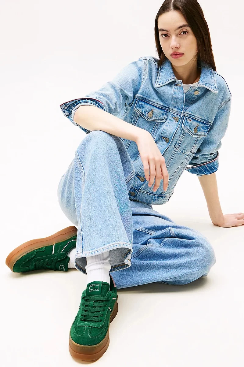 Tommy Hilfiger THE GREENWICH FLATFORM SUEDE Kadın  Sneaker EN0EN02734L2P