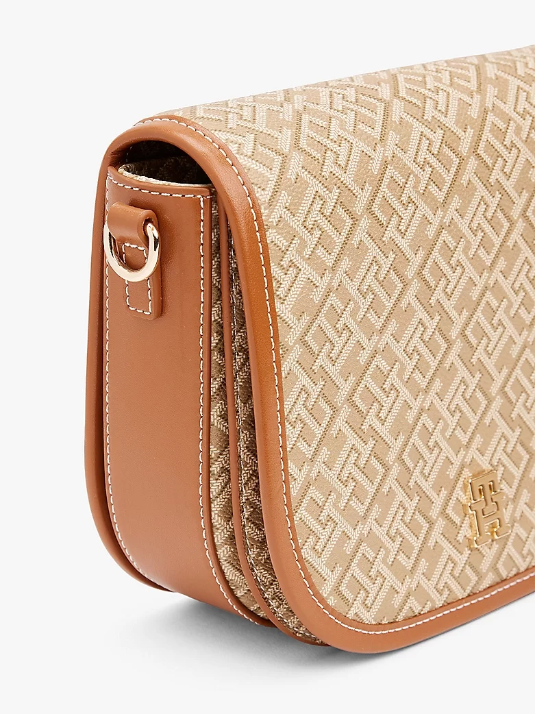 Tommy Hilfiger TH MONOPLAY LEATHER SADDLE BAG Kadın  Çapraz Çanta AW0AW17414RBT